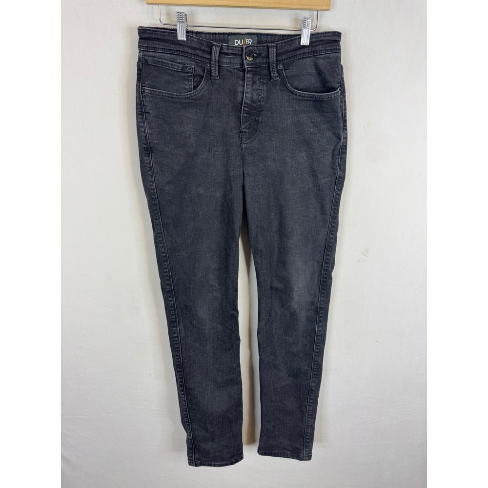 DU/ER L2X Slim Fit Fleece Lined Cold Weather Ready Jeans Black 32x32